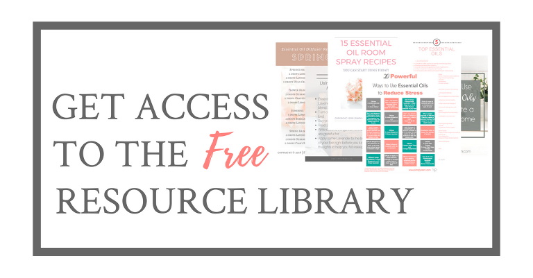 simply Reeni essential oil resource library